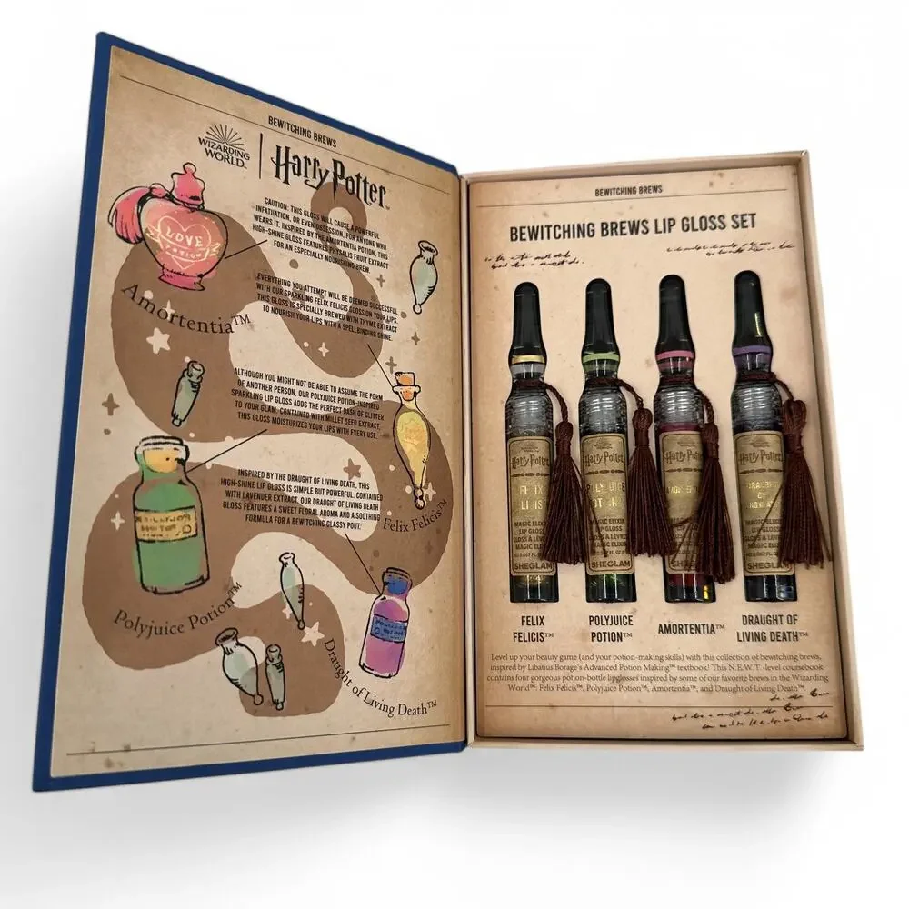 Harry Potter Potions Classes Bewitching Brews Lip Gloss Set Sheglam